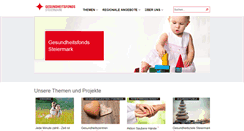 Desktop Screenshot of gesundheitsportal-steiermark.at